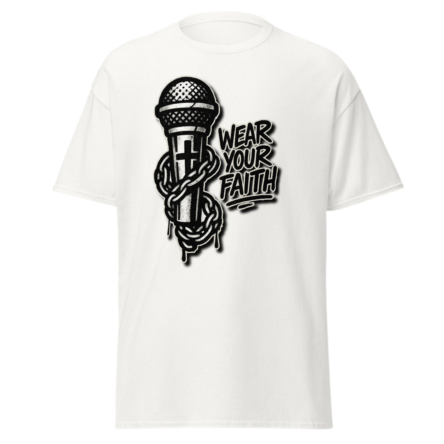 Wear Your Faith – Mic Cross Tee