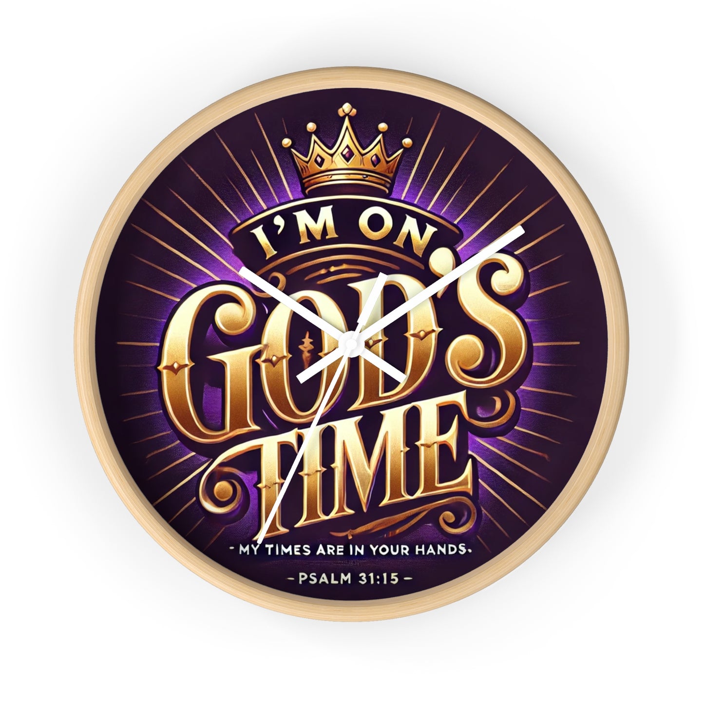 GODS time Wall Clock