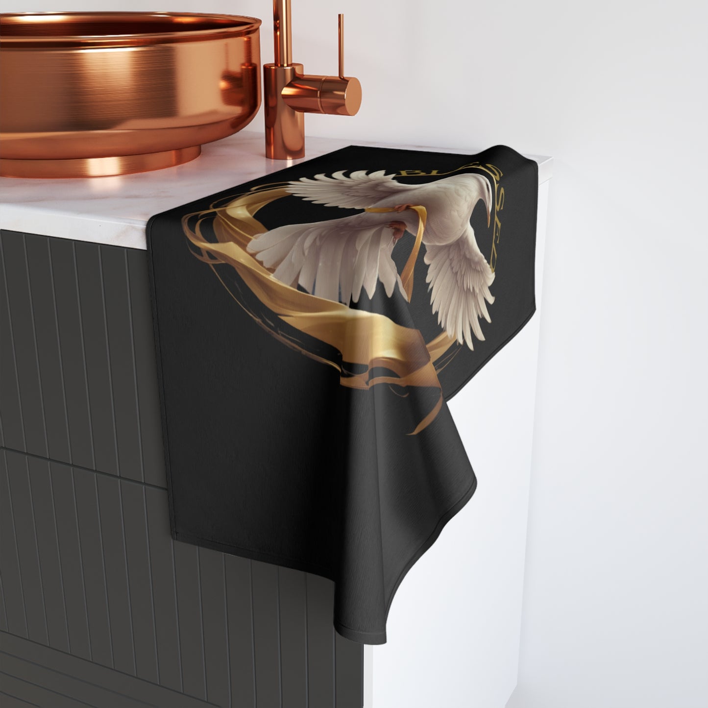 Blessed Dove Hand Towel – Spiritual Home Essentials