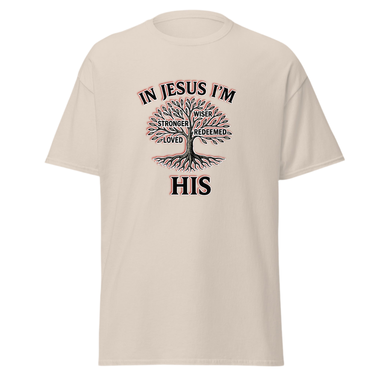 In Jesus I’m His – Tree of Life Tee