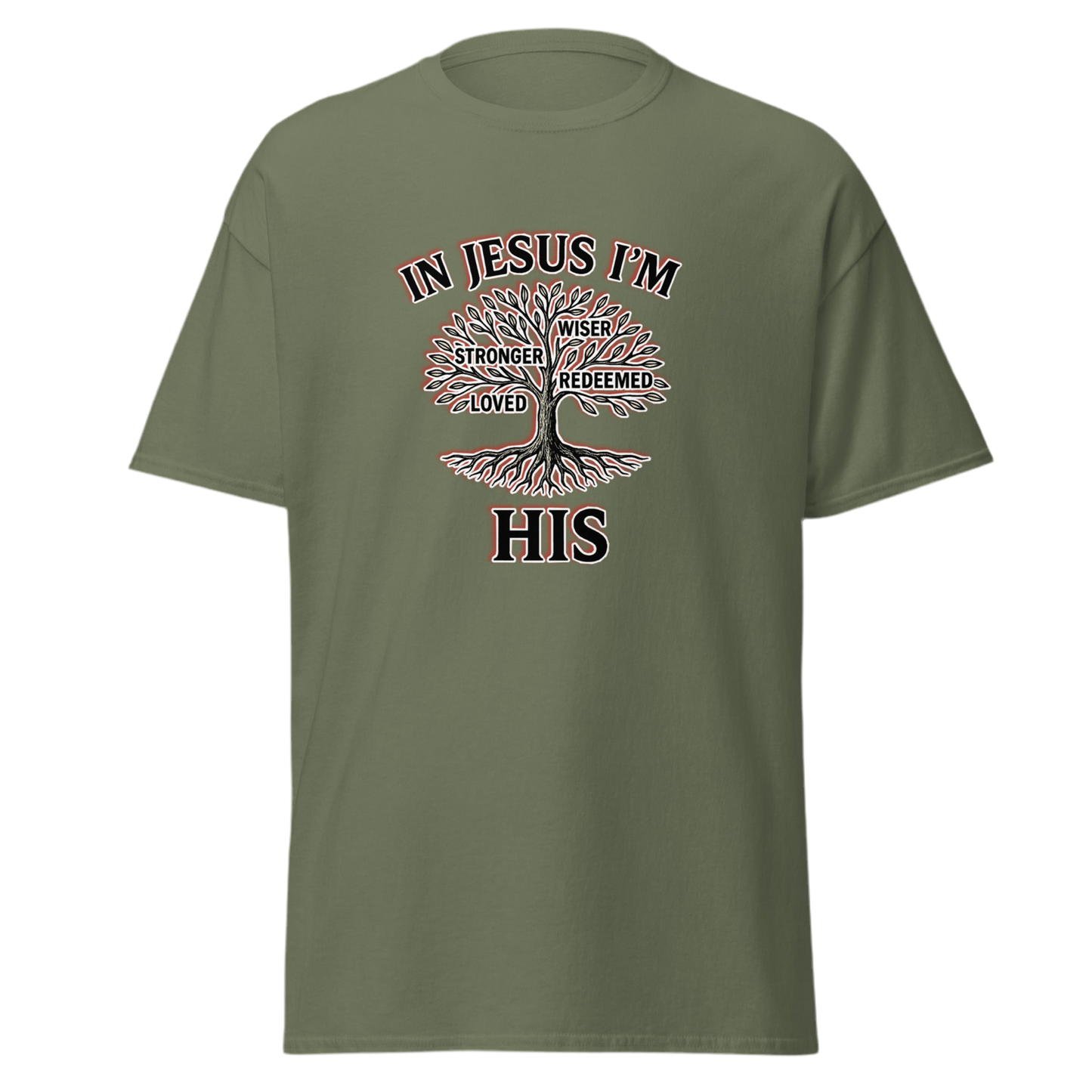 In Jesus I’m His – Tree of Life Tee