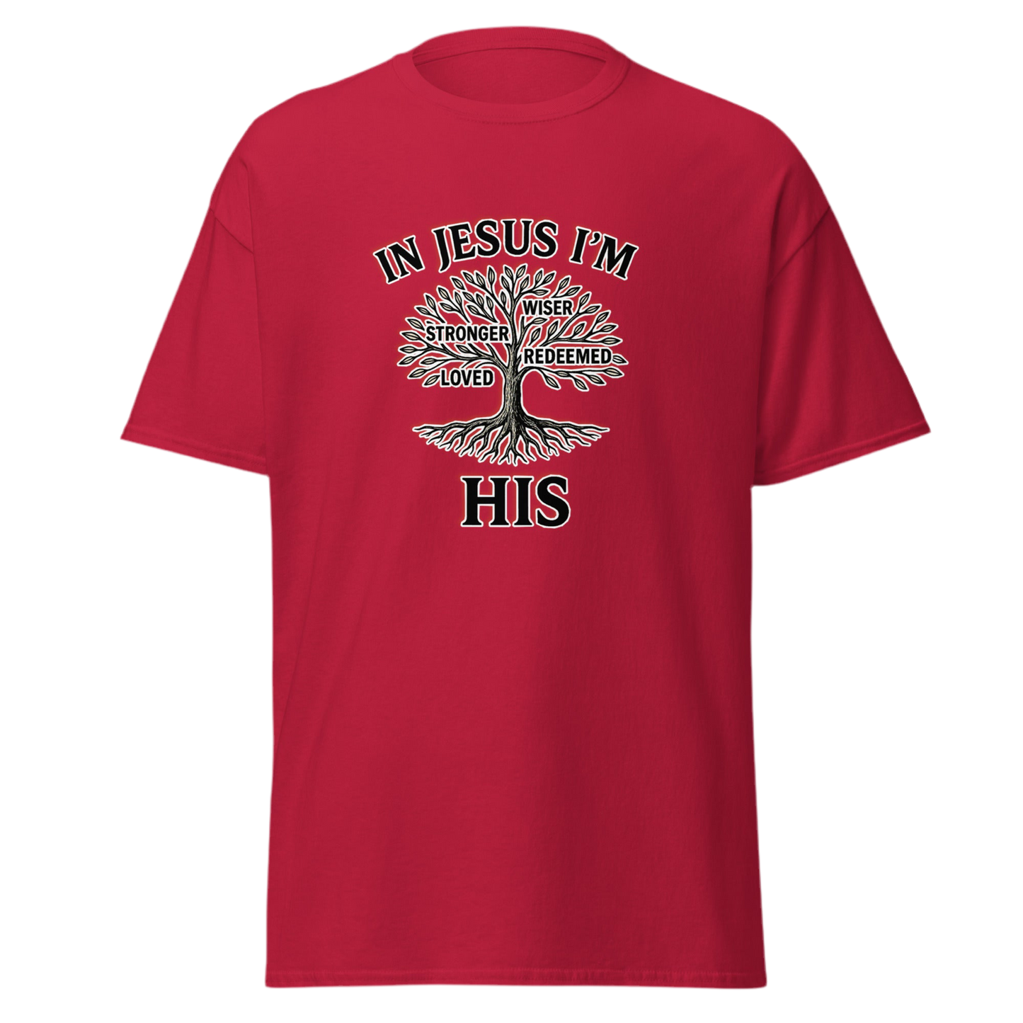 In Jesus I’m His – Tree of Life Tee
