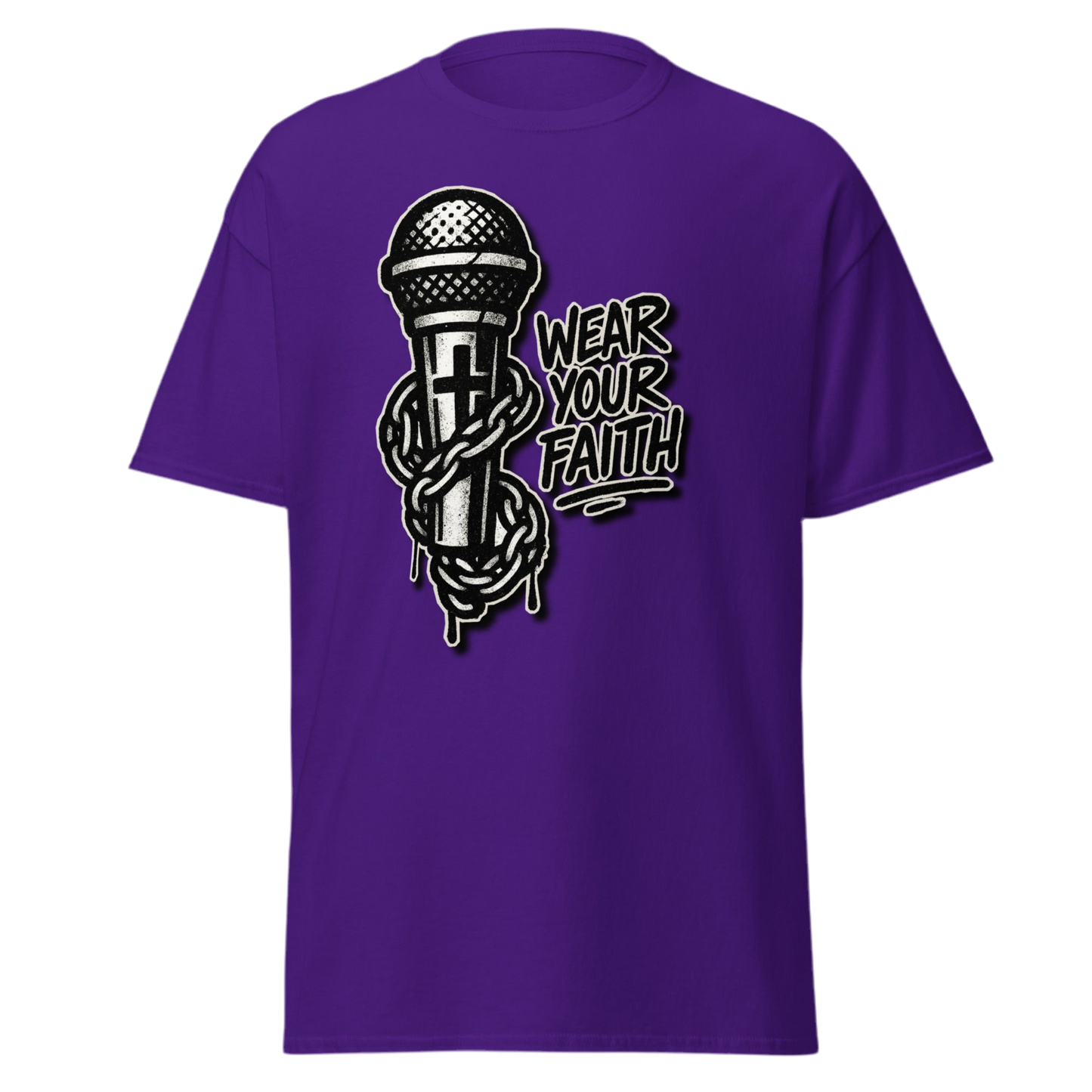Wear Your Faith – Mic Cross Tee