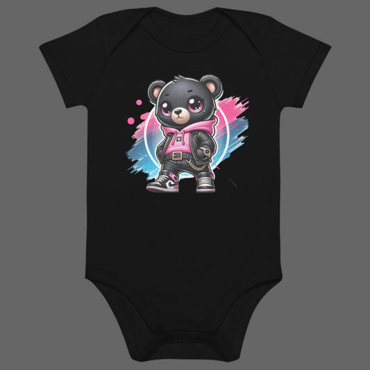 Berry cute Organic cotton baby bodysuit