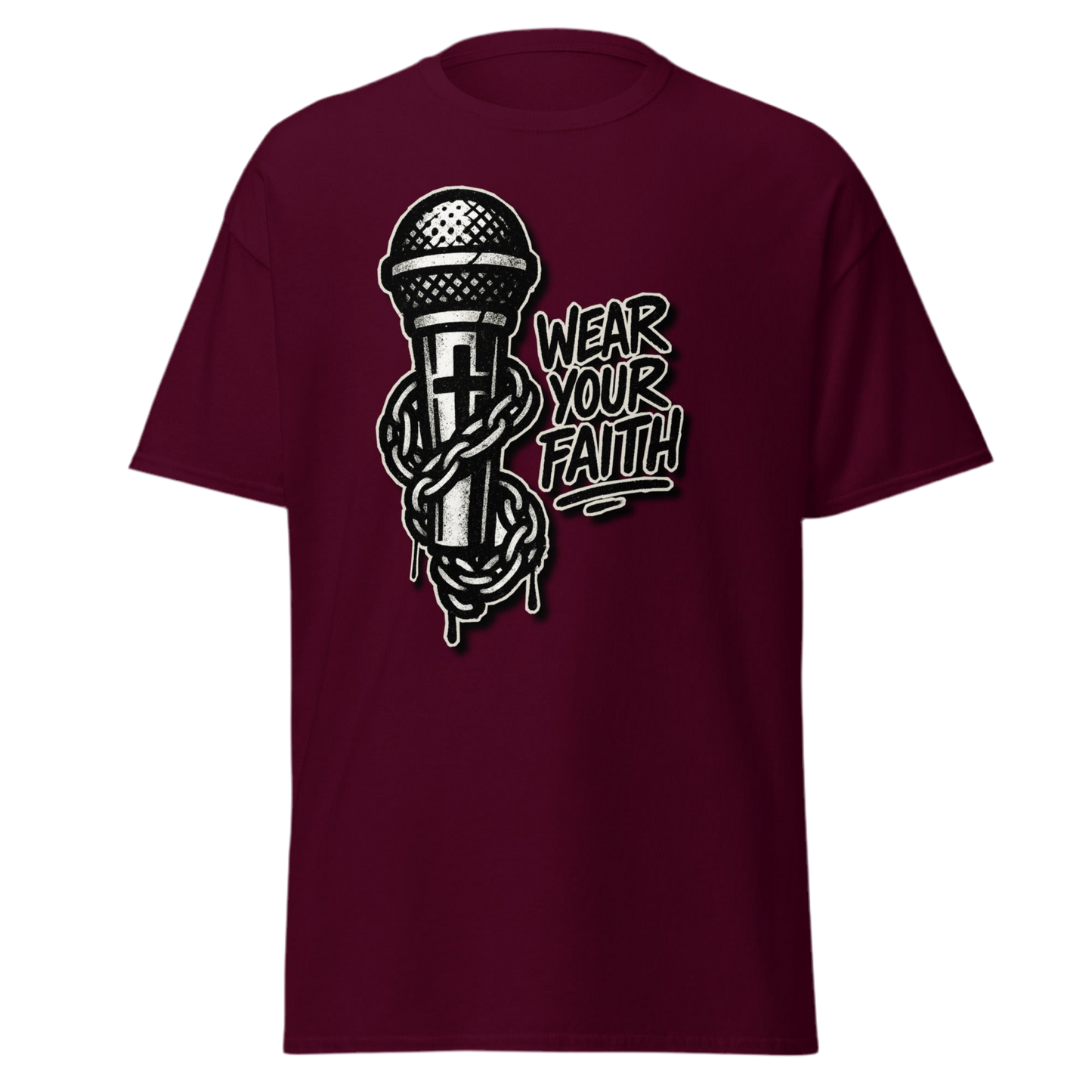 Wear Your Faith – Mic Cross Tee