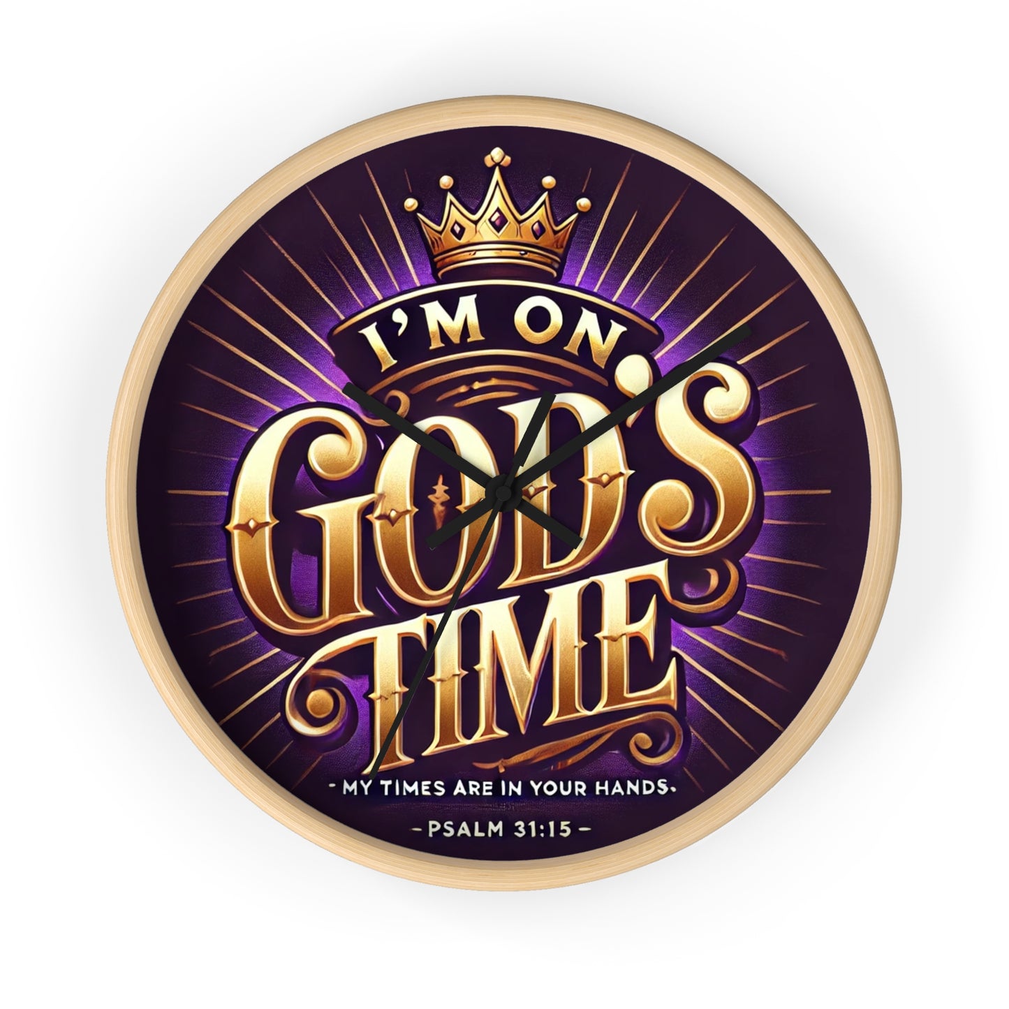 GODS time Wall Clock