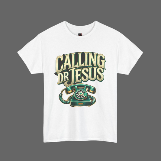 Religious Unisex Heavy Cotton Tee - Dr JESUS Design