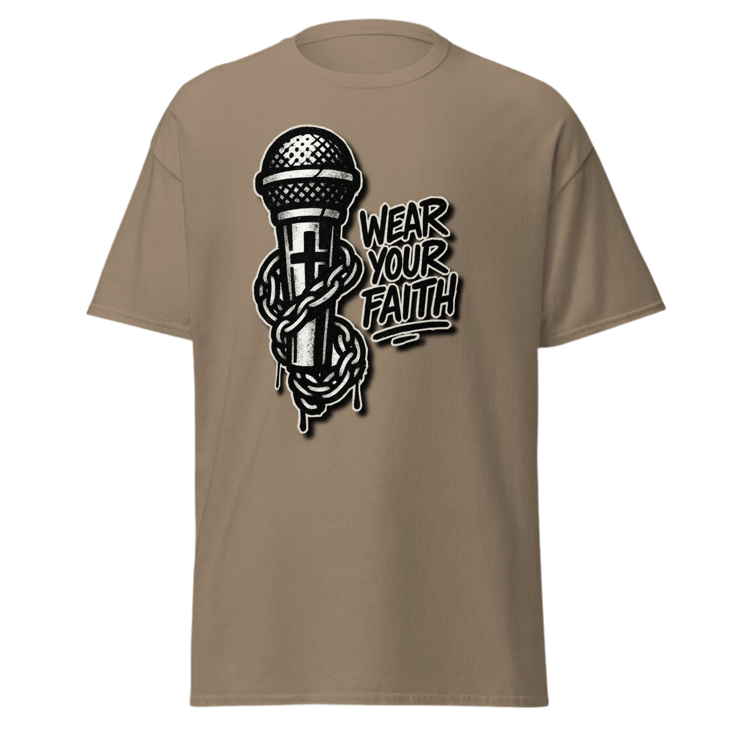Wear Your Faith – Mic Cross Tee