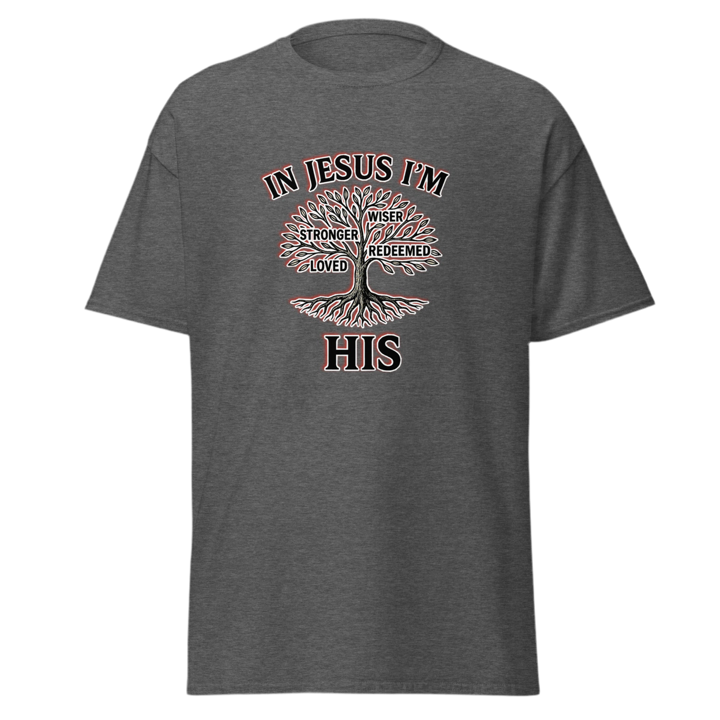 In Jesus I’m His – Tree of Life Tee