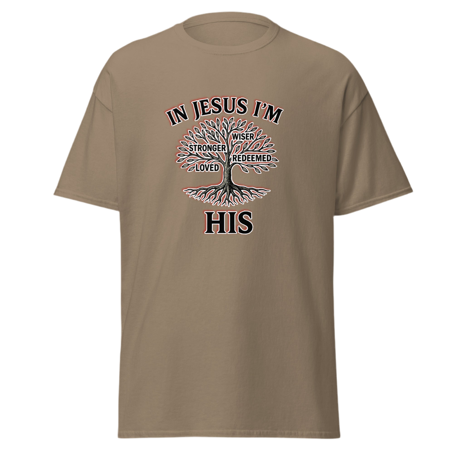 In Jesus I’m His – Tree of Life Tee