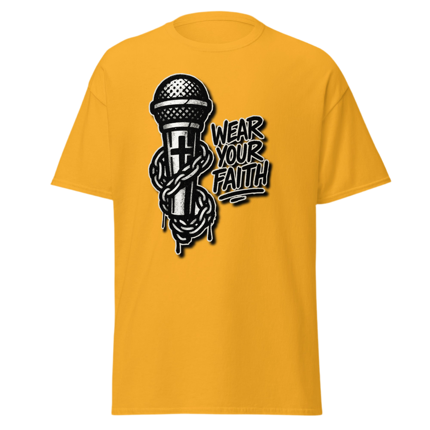 Wear Your Faith – Mic Cross Tee