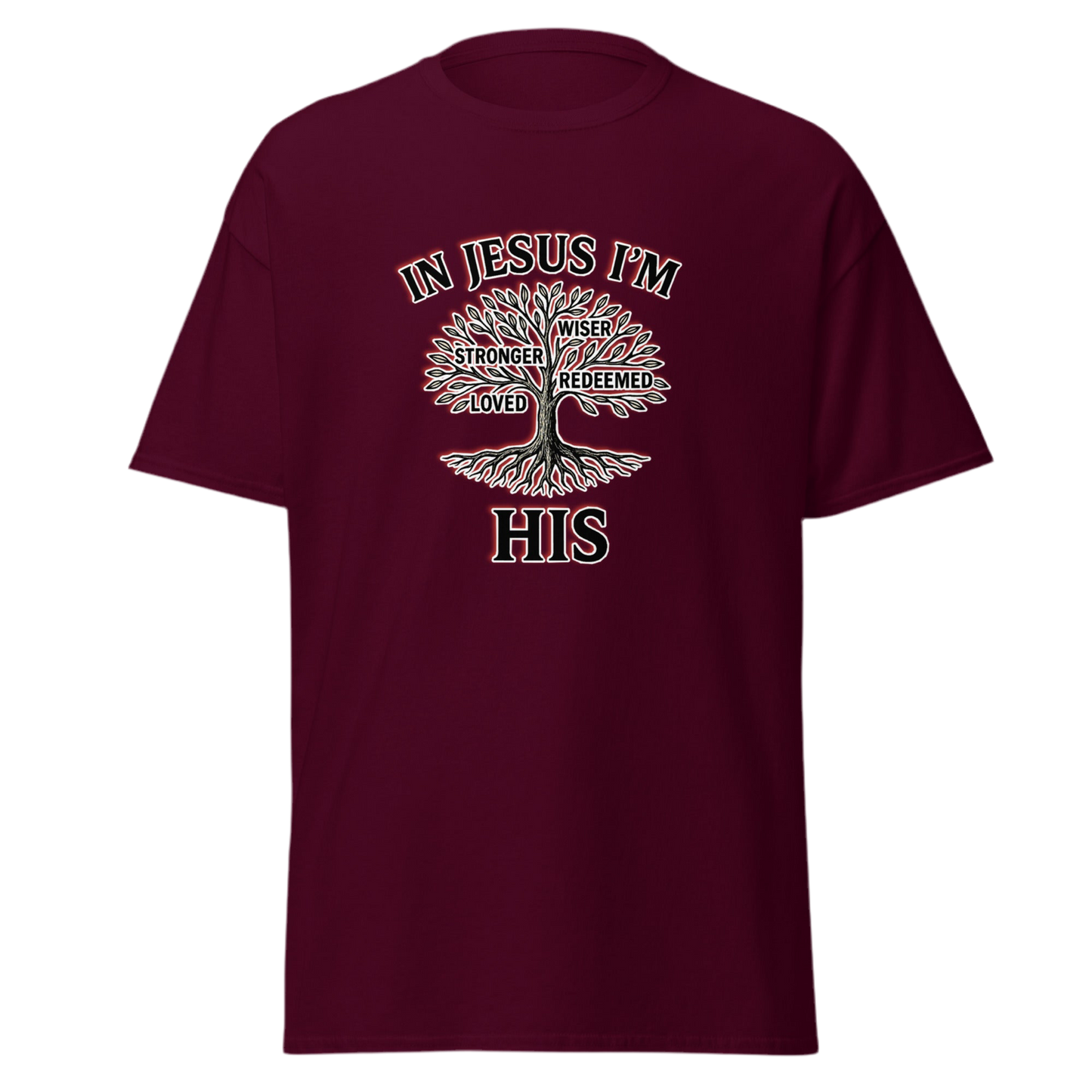 In Jesus I’m His – Tree of Life Tee