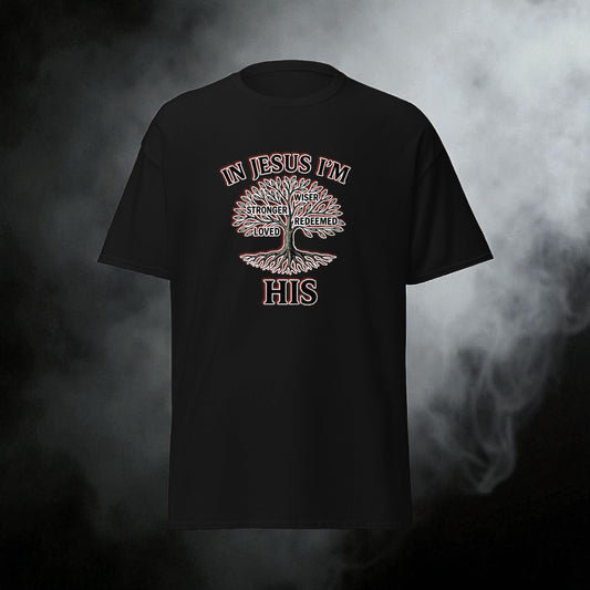 In Jesus I’m His – Tree of Life Tee