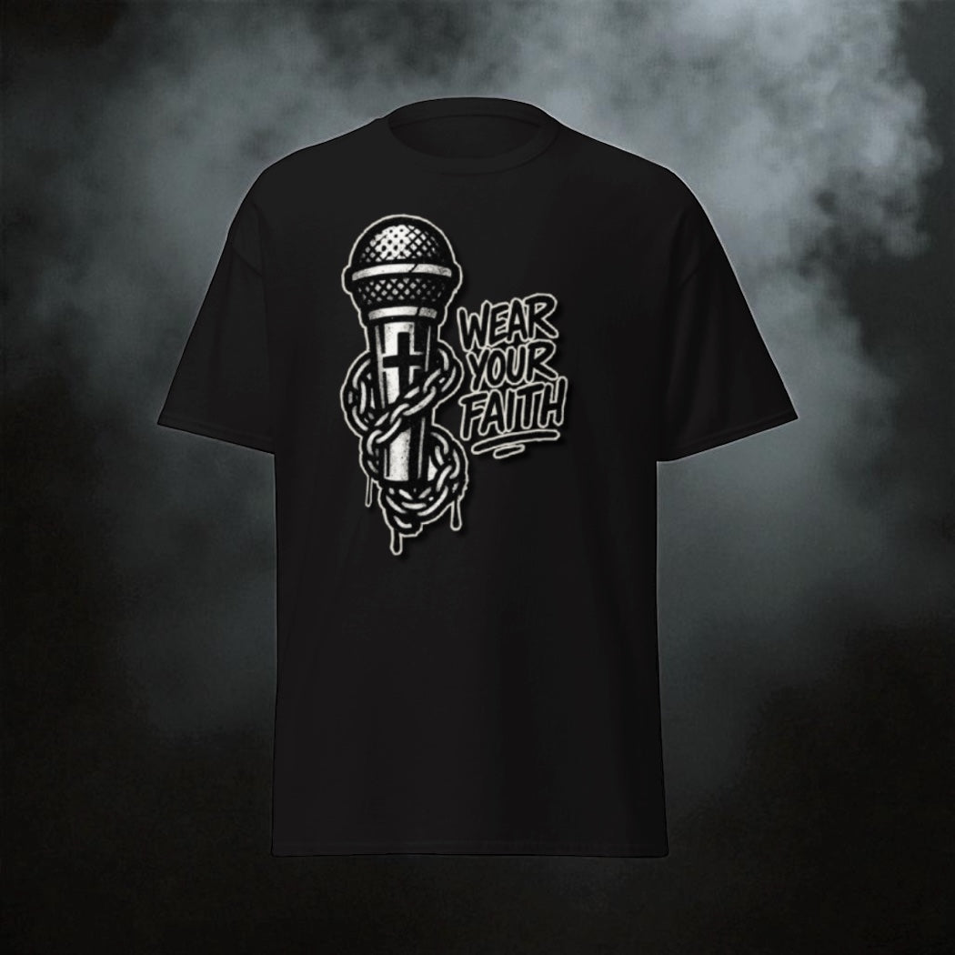Wear Your Faith – Mic Cross Tee