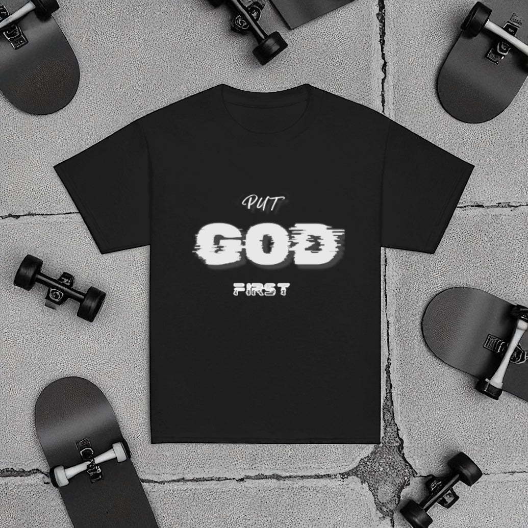 Put GOD First Youth classic tee