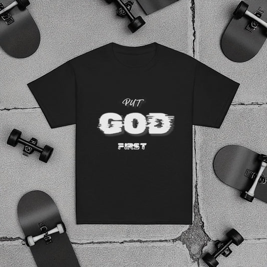 Put GOD First Youth classic tee