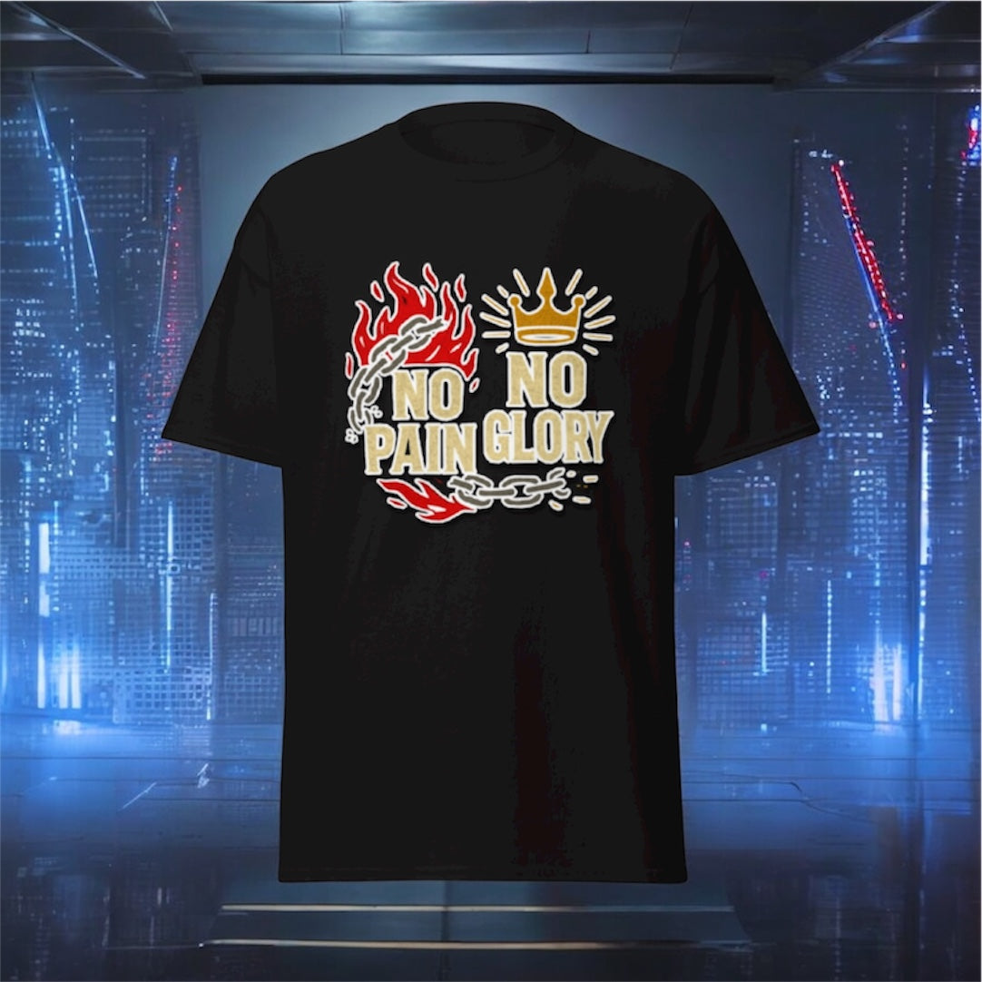 No pain no glory classic tee